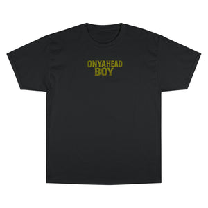 Evil Skull Onyaheadboy Champion T-Shirt, Vintage Graphic Tee, Casual Wear, Gift for Gamers, Statement Shirt, Halloween Costume