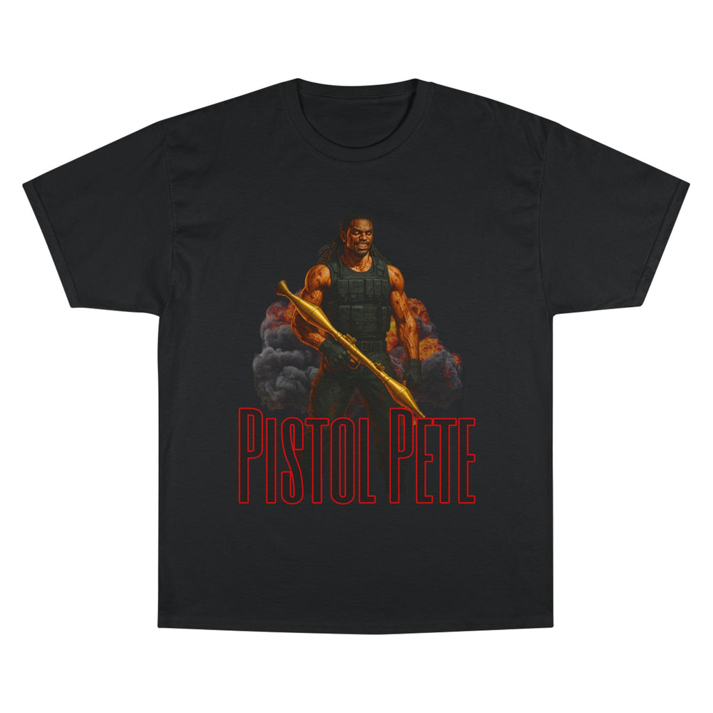 Pistol Pete Champion Graphic Tee, Retro Gaming Shirt, Streetwear Top, Unisex Casual Wear, Gift for Gamers and Fans