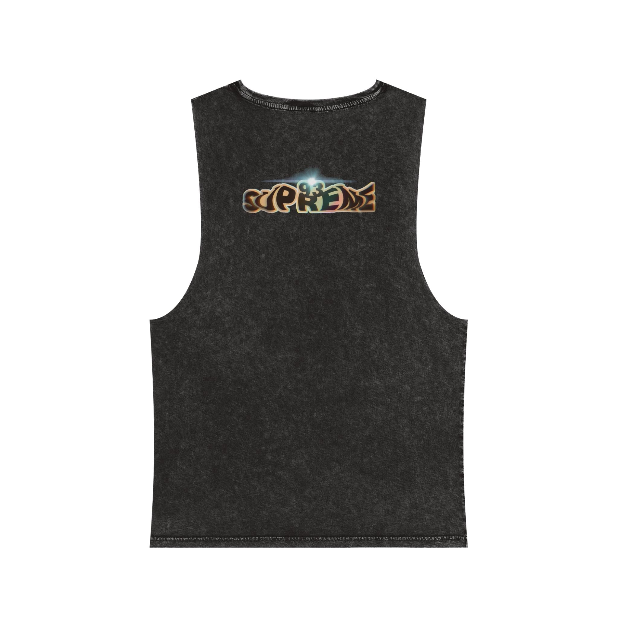 Pistol Pete Unisex Stonewash Tank Top - Edgy Vintage Graphic Tee for Music Lovers & Party Enthusiasts
