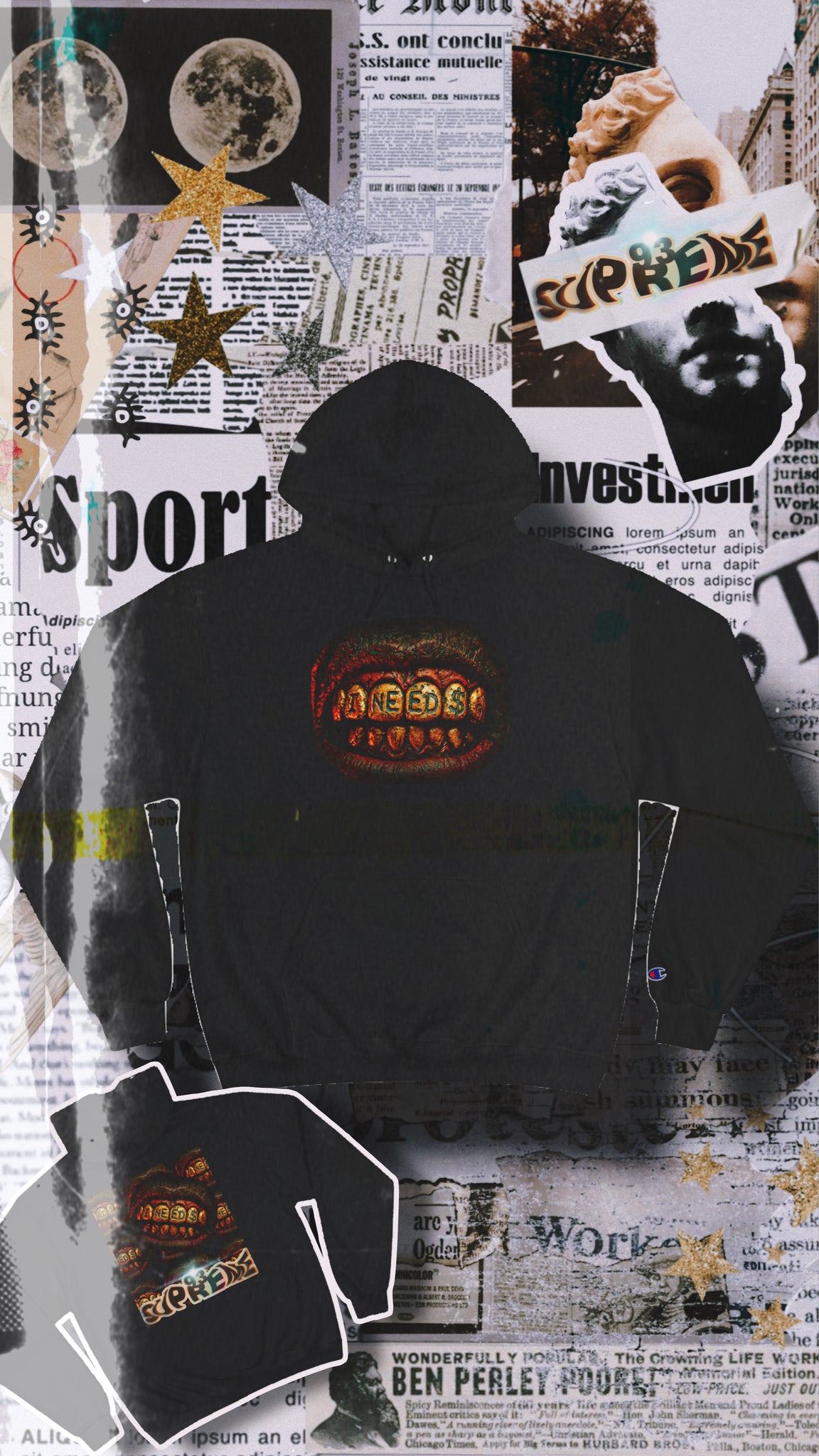 I Need $ Champion Hoodie