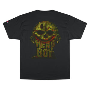 Evil Skull Onyaheadboy Champion T-Shirt, Vintage Graphic Tee, Casual Wear, Gift for Gamers, Statement Shirt, Halloween Costume