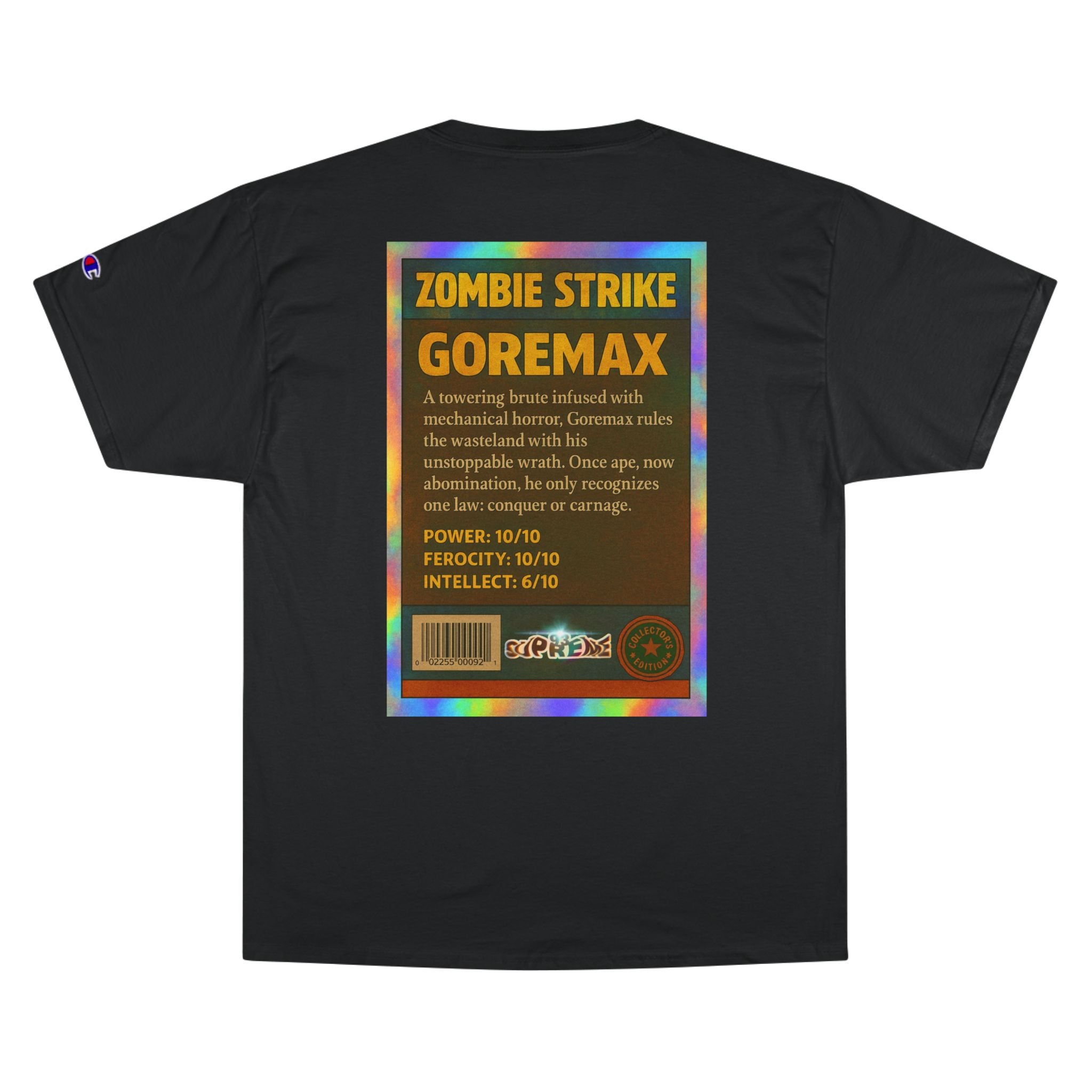 Goremax Trading Card T-Shirt, Gamer Tee, Retro Graphic Tee, Unique Gift for Gamers, Geeky Apparel, Holiday Gift Idea