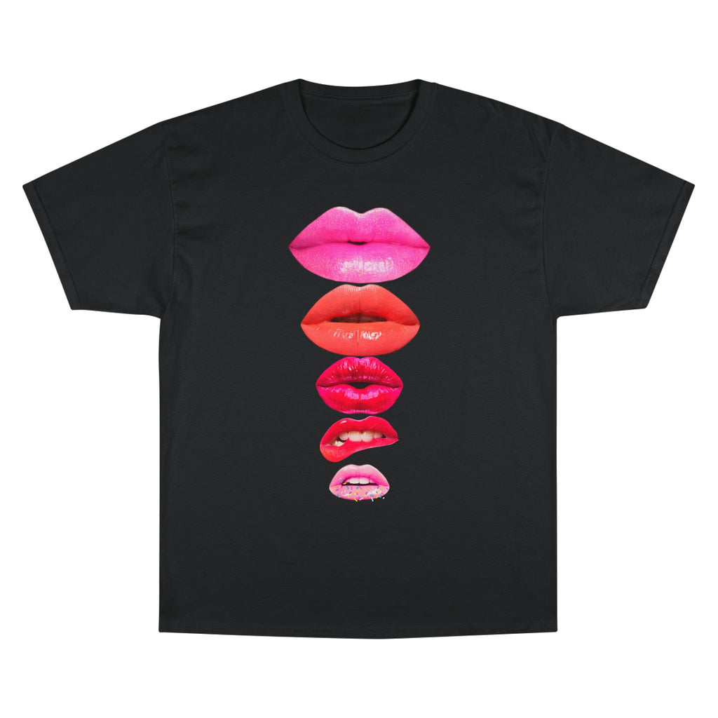 Bold Lips Champion T-Shirt | Streetwear Style for Fashion Lovers