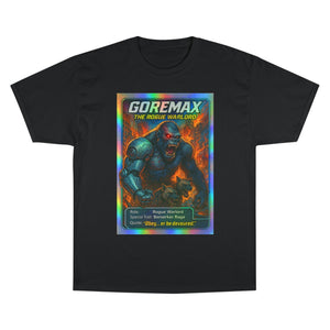 Goremax Trading Card T-Shirt, Gamer Tee, Retro Graphic Tee, Unique Gift for Gamers, Geeky Apparel, Holiday Gift Idea