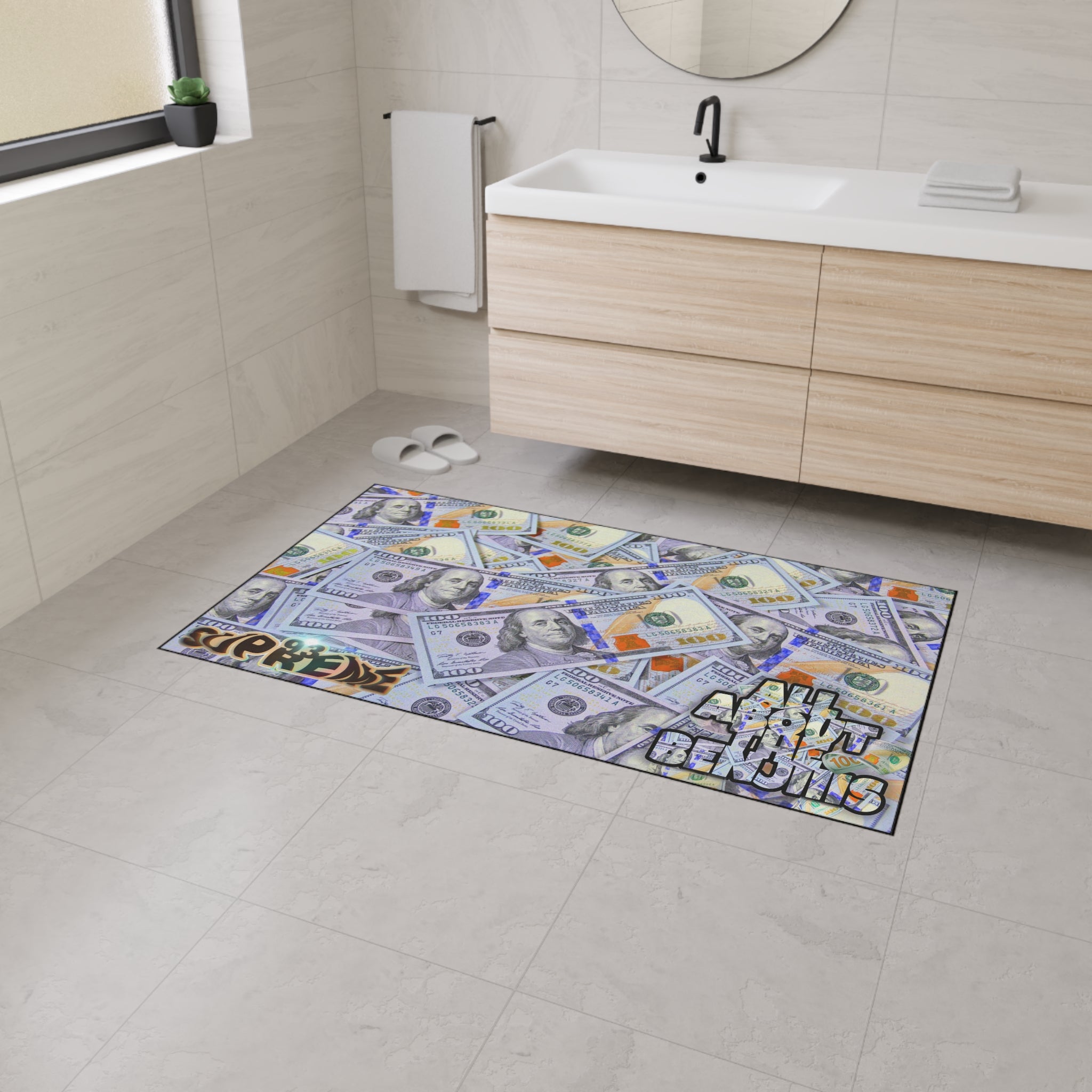 Heavy Duty Floor Mat "All About the Benjiiis"
