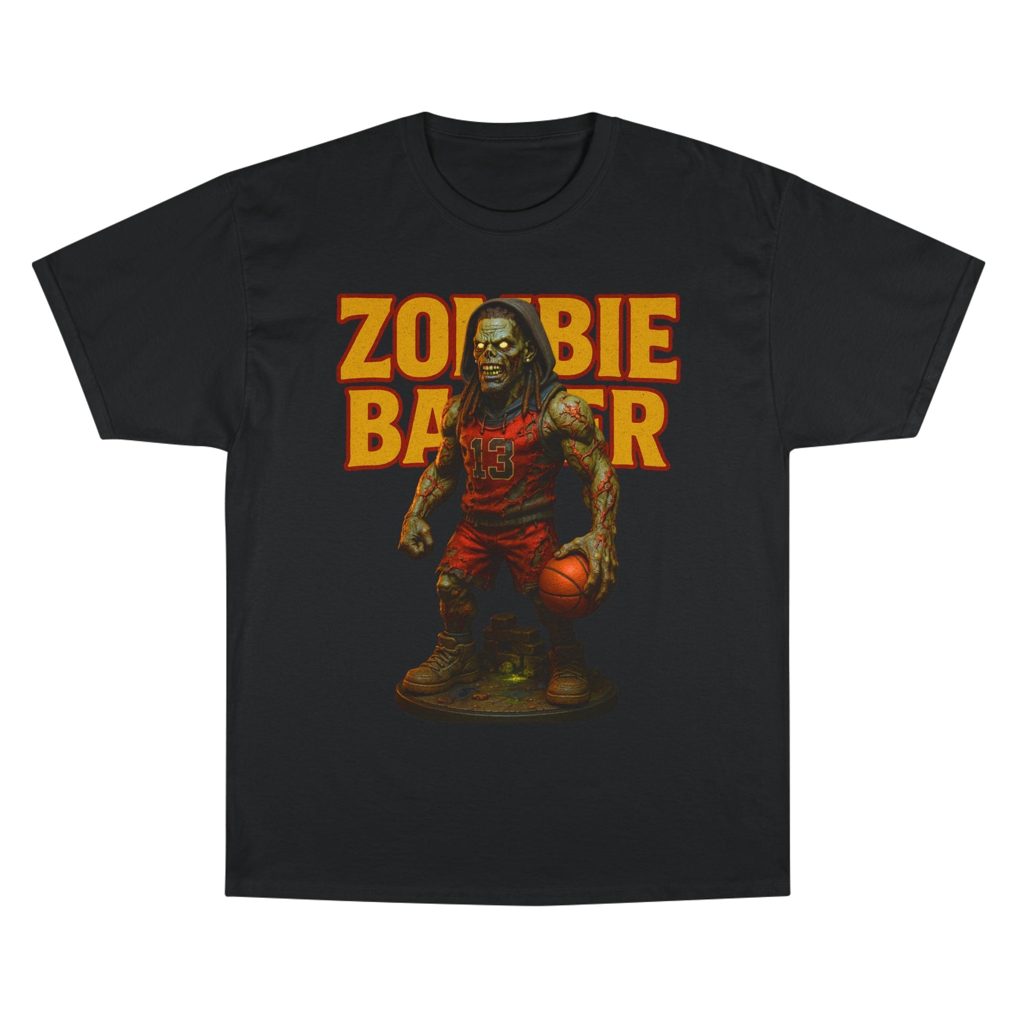 Zombie Baller T-Shirt | Streetwear, Sportswear, Retro Fashion, Halloween Costume, Graphic Tee