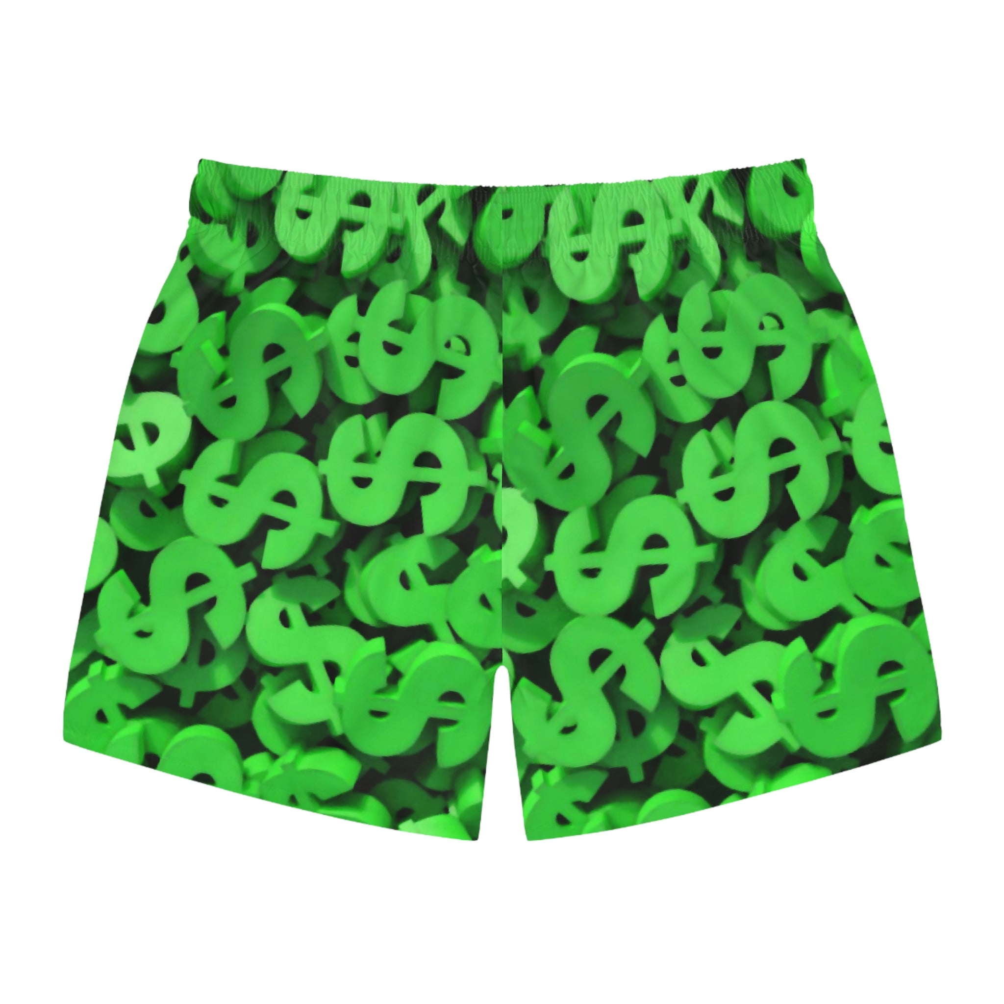 Green Money Swim Trunks